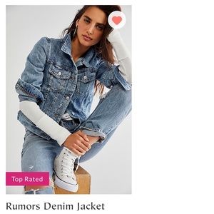 Free People Rumors Denim Jacket